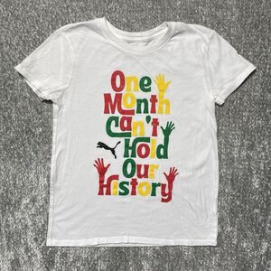 Black History Month Youth T-shirt Size XS One Month Can't‎ Hold Our History